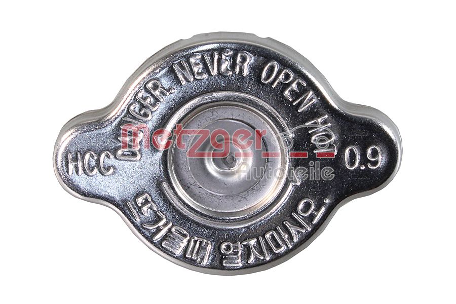 Uzatvárací kryt, chladič METZGER